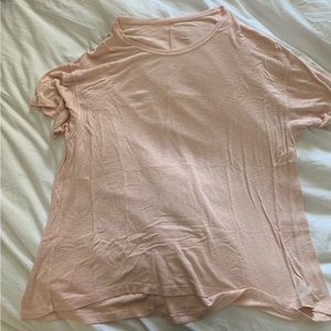 3/$15 SUMMER TOPS - Blush Pink Oversized Knit Tee